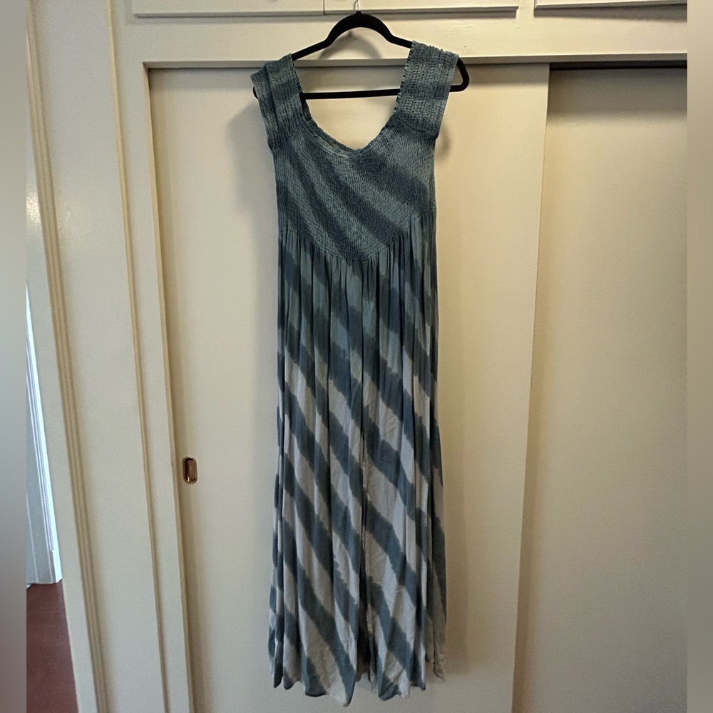 Blue Boho Dress